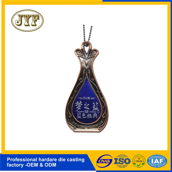 梦之蓝系列铝合金酒瓶吊牌定制方案