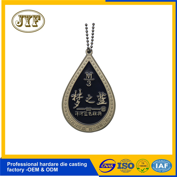 工厂定制铝合金压铸酒瓶吊牌